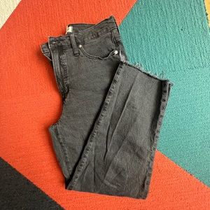 Madewell cropped jeans